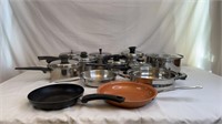 A SELECTION OF COOKWARE