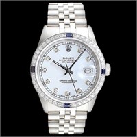 Rolex DateJust Diamond 36mm Wristwatch