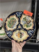 VINTAGE GERMAN PORCELAIN PLATE