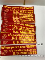 Lot of U.S. Marine Bumper Stickers