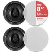 Pyle Ceiling and Wall Mount Speaker - Wireless Blu
