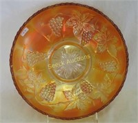 Vintage 10" IC shaped bowl - marigold