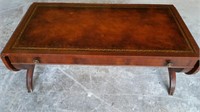 Antique Coffee Table with End Extensions