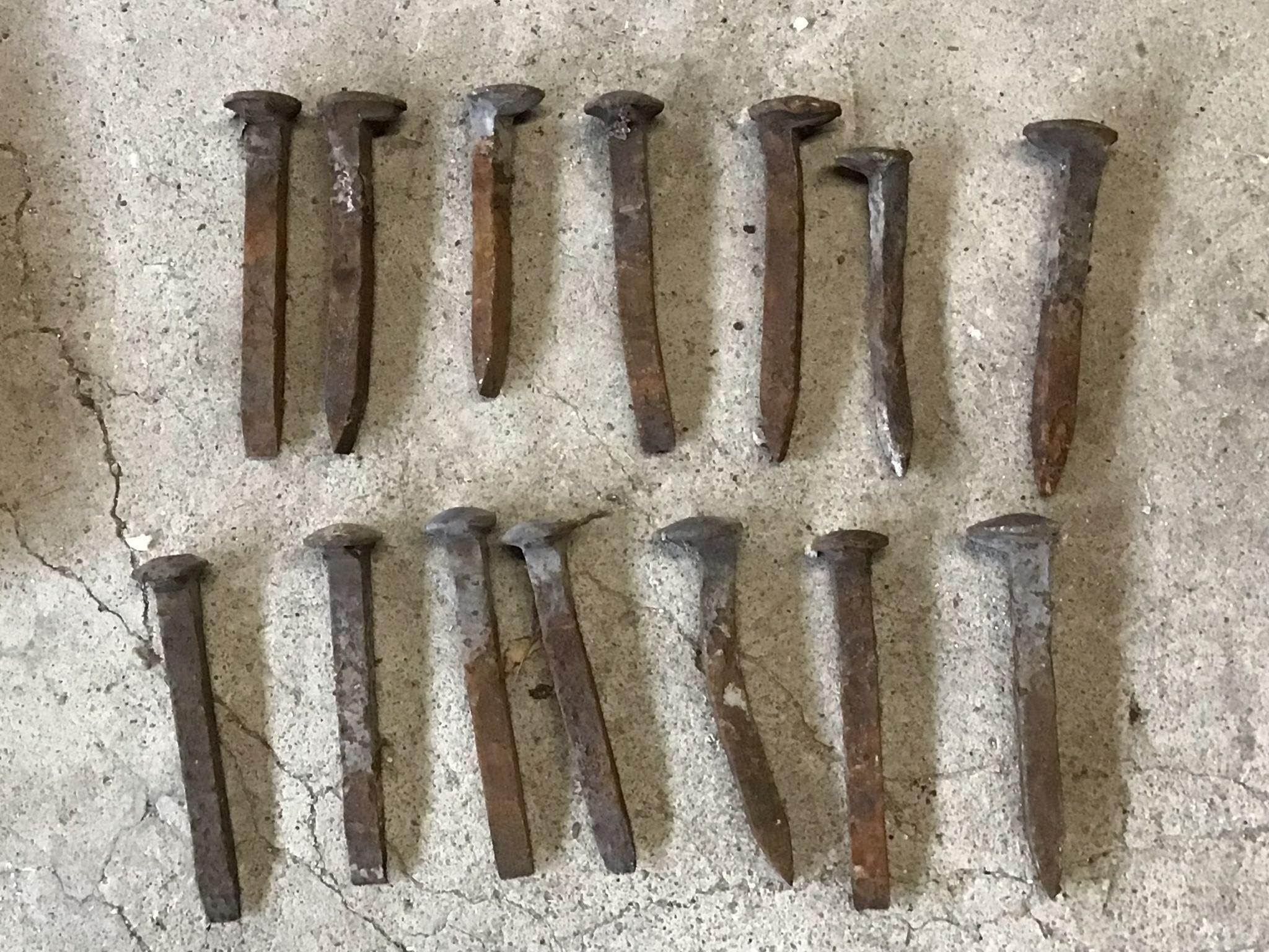 14 ANTIQUE RAILROAD SPIKES