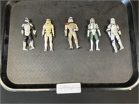 1970-80's 5 Star Wars Figures.