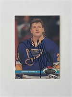 St. Louis Blues Darin Kimble 1991 Topps #278 signe