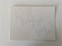 Bobby signed card