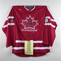 2010 OLYMPIC GOLD MEDAL TEAM AUTOGRAPHED JERSEY