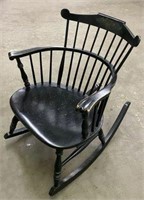 Vintage Windsor Comb Back Rocking Chair