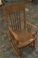 Antique child rocking chair