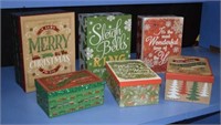 Five Sets Nesting Gift Boxes-30 Boxes Total