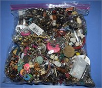 Gallon Bag of Costume Jewelry