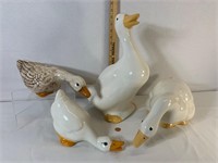 Ceramic Duck Lot of Four