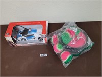 RC car and ball game