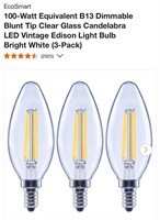 EcoSmart 100-Watt Edison Light Bulb Bright White