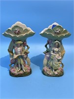 Pair Of Porcelain Vases - Japan