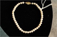 Cultured Pearl Bracelet With 14k Clasp