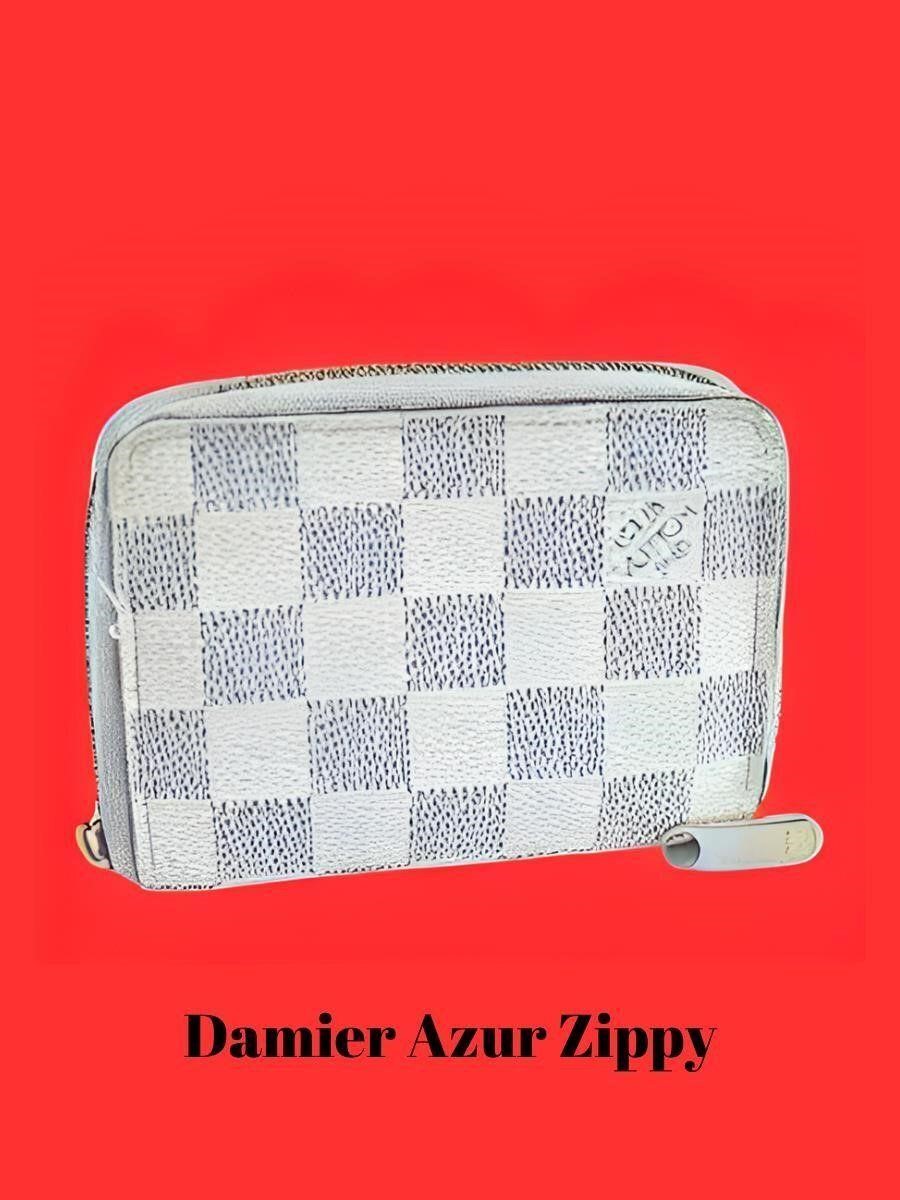 Louis Vuitton Damier Azur Zippy Coin Purse Wallet