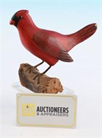 Victor Malajester 1975 carved Cardinal on