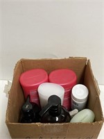 Box of Shampoos and Body Washes