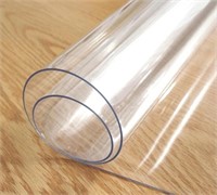 77x44.5IN CLEAR PLASTIC TABLE COVER