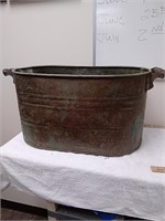 Vintage copper  tub