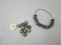 Bracelets avec billes en argent 925