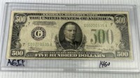 1934 A 500 Dollar Green Seal Federal Reserve Note