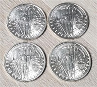 (4) 1oz Silver Rounds #2