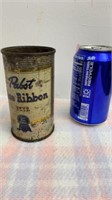 Vintage Metal Pabst Blue Ribbon Beer Can