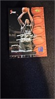 1995 Classic Shaquille o'neal silver signature