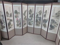 10 PANEL SCREEN OF ORIENTAL PICTURES