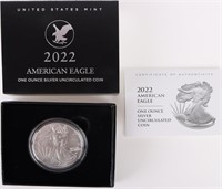 2022-W AMERICAN EAGLE 1OZ FINE SILVER UNCIRCULATED