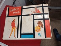 barbie carrier with vintage barbies