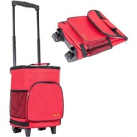 B745  dbest Ultra Compact Cooler Cart, Red