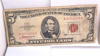 (2) - 1953  5 Dollar US Notes