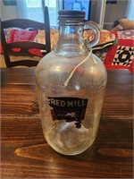 Red Mill vinegar half gallon glass jug