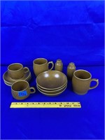 13pc English stoneware