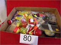 Box Lot of Fishing Tackle / Items