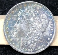 1904-O Morgan Silver Dollar, AU