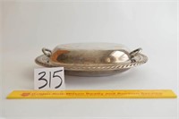 Serving Dish w/Lid - W.M. Rodgers Silver-plate