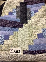 QUILT PARTIALLY QUILTED NO EDGING