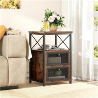 $72 VECELO Modern Night Stand End Side Table