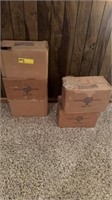 5 BOXES OF ORCHARD CRYSTAL PARTY SETS