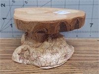 Wooden base for figurines