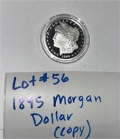 LOT #56) 1895 MORGAN DOLLAR (COPY)