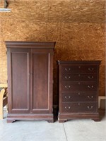 Chest of Drawers & TV Armoire