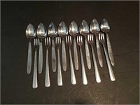 Stainless Steel Forks and Grapefruit Spoons