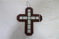 Stained Glass Cross(pc needs glued)-12"x11"