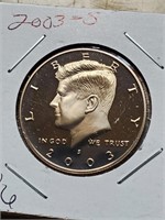 2003-S Clad Proof Kennedy Half Dollar